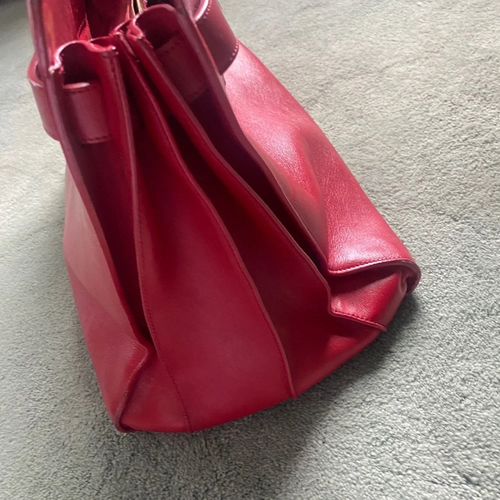 Saint Laurent LARGE Sac Du Jour, Red, YSL Hedi Slimane - Picture 10 of 16